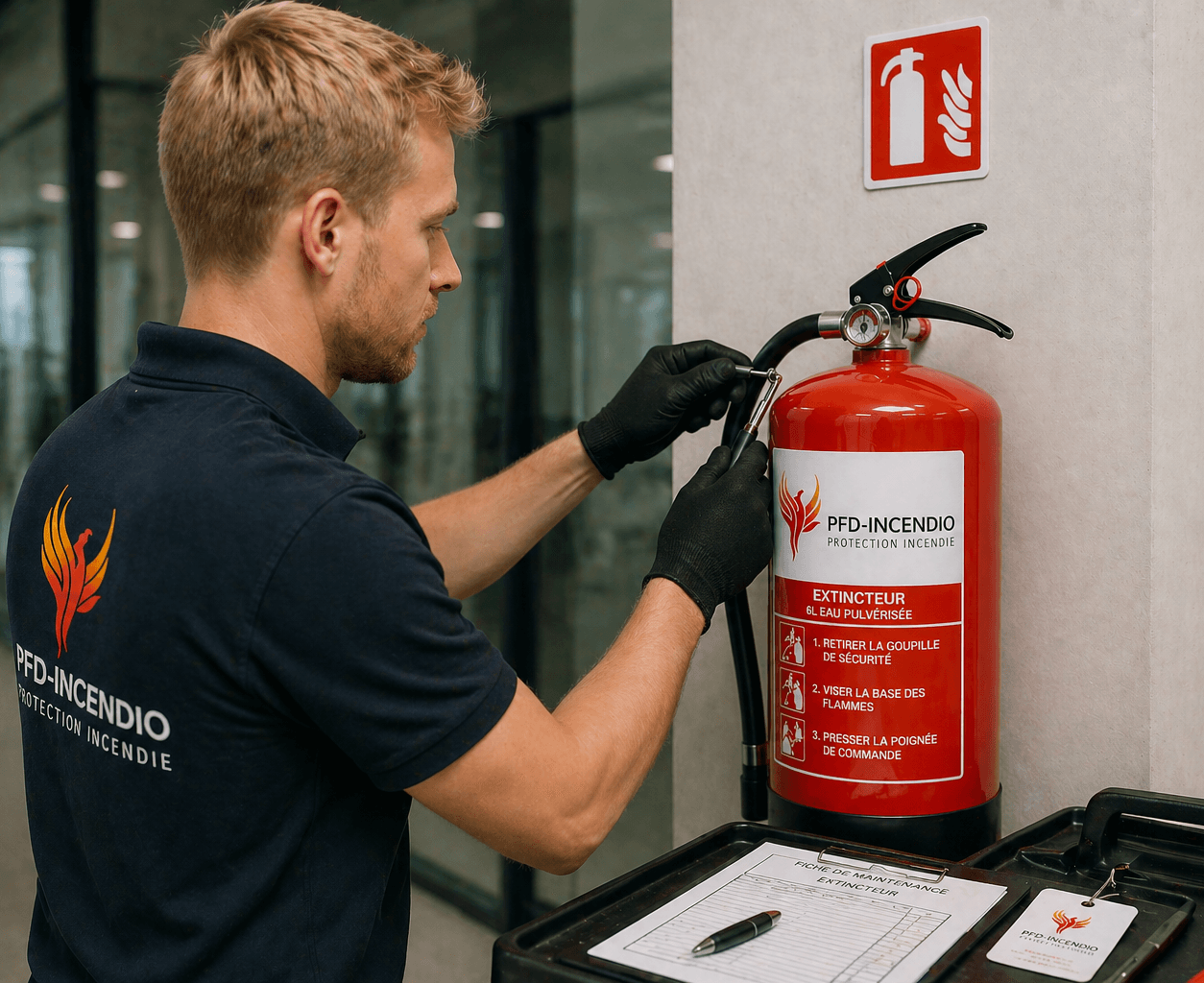 Entreprise d'extincteur, PFD Incendio
